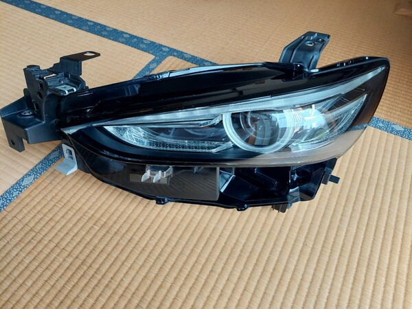 MAZDA6 アテンザ GJEFP GJEFW GJ2FP 後期 純正 左 ヘッドライト ヘッドランプ Assy LED ALH付 G48F-51-041B 100-65180 GK GRF5-51040