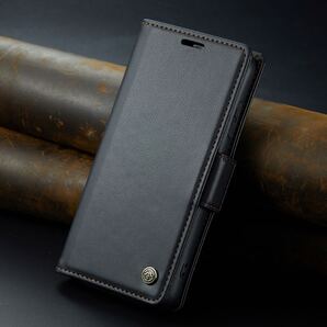 Galaxy S24 FE レザーケース ギャラクシー S24 FE ケース galaxy S24 FE カバー SC-51E SCG30 手帳型 カード収納 ブラック