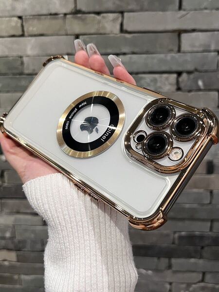 6色展開 iPhone 13 pro クリアケース アイフォン13 プロ ケース iPhone 13 pro カバー 透明 メッキ加工 耐衝撃 レンズ保護 G