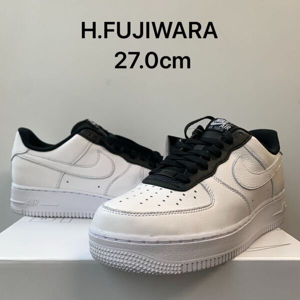 藤原ヒロシ氏着用 ナイキ air force 1 by you 未使用 NIKE エアフォース 換ヒモ付