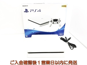 【1円】PS4 本体/箱セット 500GB ホワイト Playstation4 CUH-2200A 初期化/動作確認済み FW11.50 H03-569tc/G4