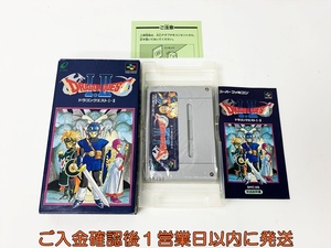 【1円】スーパーファミコン ドラゴンクエストI・II ゲームソフト 箱/説明書付き スーファミ SFC 起動確認済 G07-472rm/F3