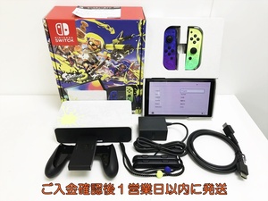 【1円】任天堂 有機ELモデル Nintendo Switch 本体 セット スプラトゥーン3エディション スイッチ 初期化/動作確認済 N07-101tt/G4