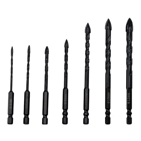 【新着商品】8mm 6mm 5mm 10mm 4mm 3mm 超硬ドリル 12mm 六角軸 ドリルビット ドリルビット ビット 7