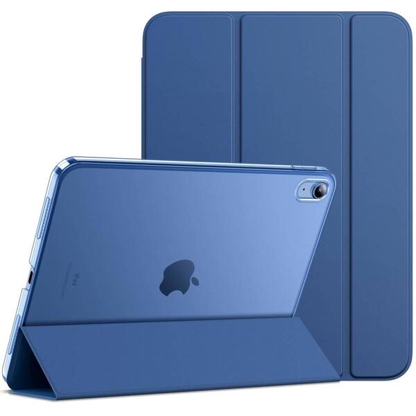 【新着商品】10 iPad ケース(10.9インチ、2022モデル、第10世代用)スリムスタンドハードバック ウェイクアップ/オー