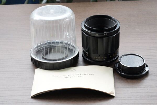 美品 分解清掃済み MC Volna-9 50mm f2.8 M42 星ボケ マクロ オールドレンズ Industar-61 L/Z