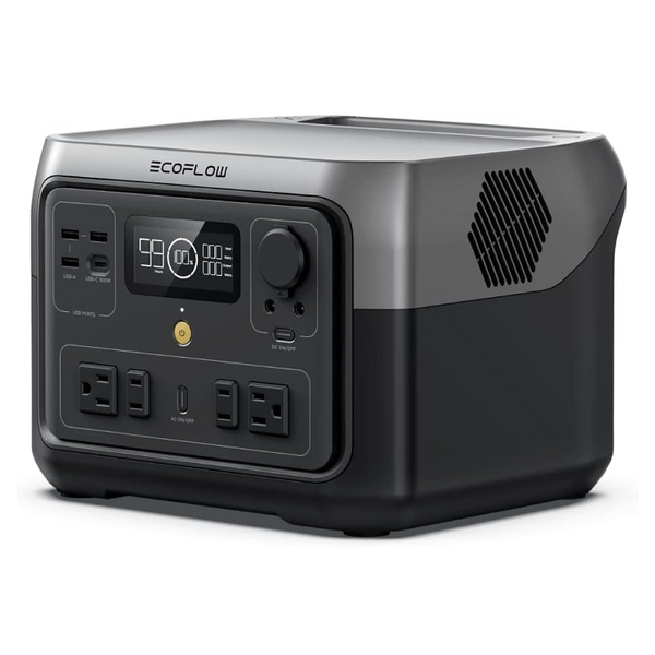 EcoFlow ポータブル電源 RIVER 2 Max 512Wh 大容量 リン酸鉄リチウムイオン電池