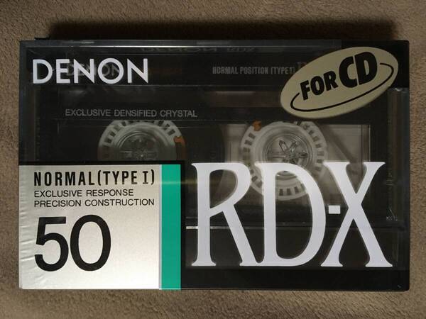 【 送料無料!!・とっても希少な未開封品!】★デノン カセットテープ◇DENON RD-X 50◇日本コロムビア株式会社★