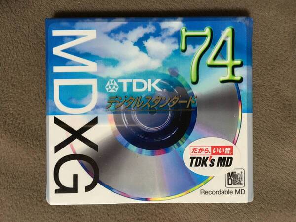 【 送料無料です!!・今となっては希少な日本製の未開封品です!】★TDK・MDXG 74◇録音用MD ミニディスク 74分◇★