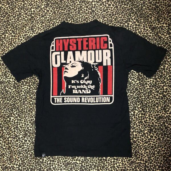 HYSTERIC GLAMOUR 半袖 Tシャツ 黒 Sサイズ ヒステリックグラマー girl ガール