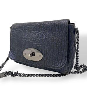 mulberry マルベリー リリー チェーン ショルダーバッグ ブラック 黒