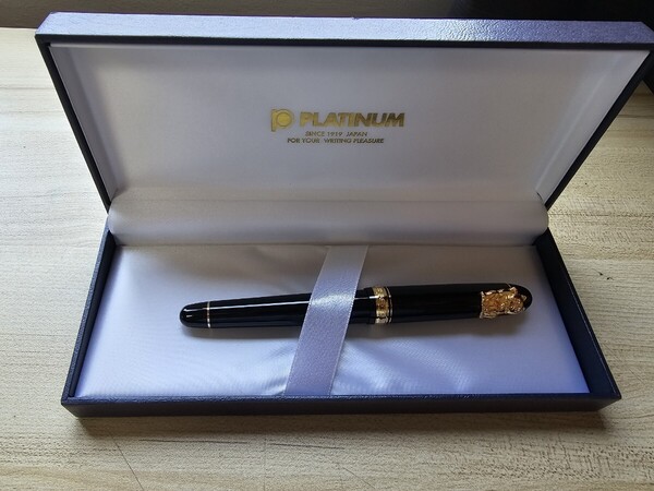 PLATINUM プラチナ万年筆 招き猫 #3776 14K 限定品 激レア!