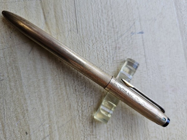 モンブラン ボールペン 4色 MONTBLANC ダブルノック式 アンティーク ゴールド 激レア!