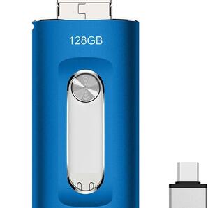 128GB USBメモリ フラッシュドライブ PC/Android IOS対応