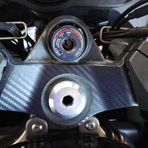 【送料無料】 ninja1000 ニンジャ1000 トップブリッジプロテクター カーボン調
