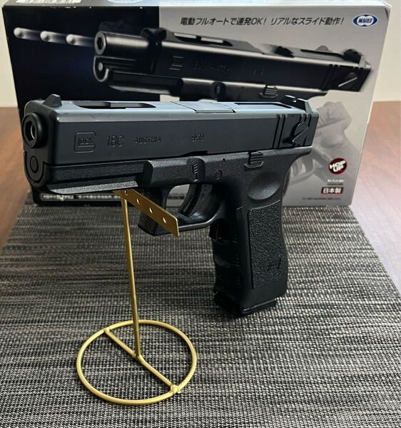 未使用品 東京マルイ カスタム品 グロックG18C 電動ブローバック 高耐久 金属ピニオンギア 10禁 10歳以上用