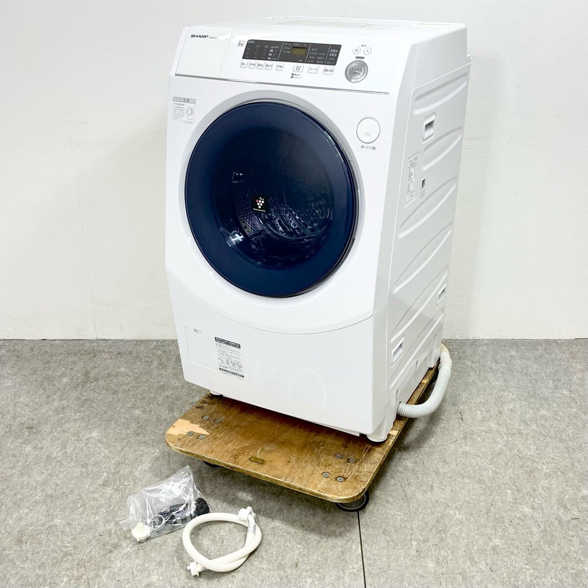 Yahoo!オークション -「シャープ ドラム式洗濯乾燥機 es-h10e