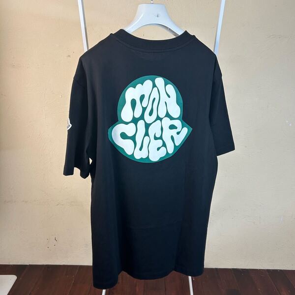 【レア新作】 MONCLERモンクレール半袖Tシャツ黒M