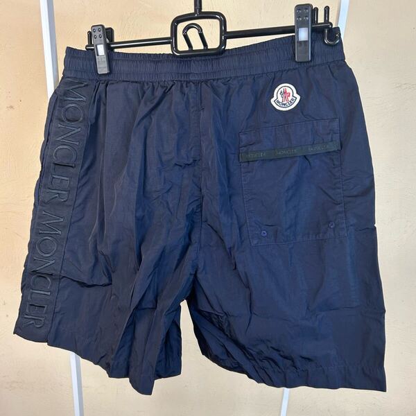 【美品】MONCLER モンクレール ショートパンツ ハーフパンツネイビー46