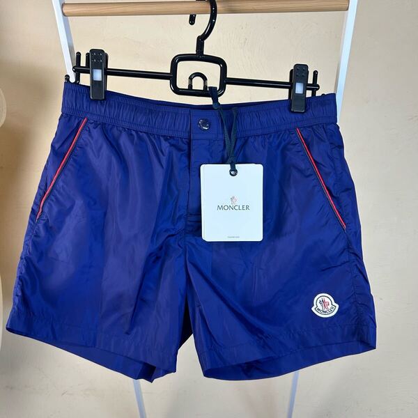 【新品タグ付き】MONCLER モンクレールショートパンツハーフパンツブルーS