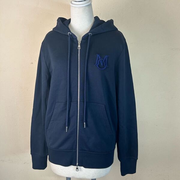 【新作美品】MONCLER モンクレール ジップアップパーカーネイビーM