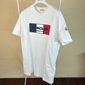 【新作美品】MONCLER モンクレール半袖Tシャツトリコロール白XS