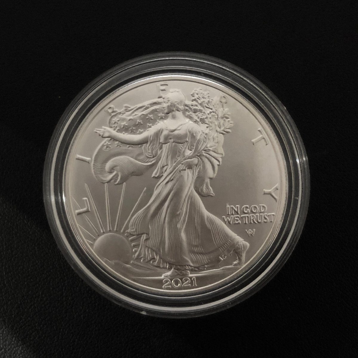 アメリカイーグル銀貨 2007年 プルーフ版 PF70UC 貨幣