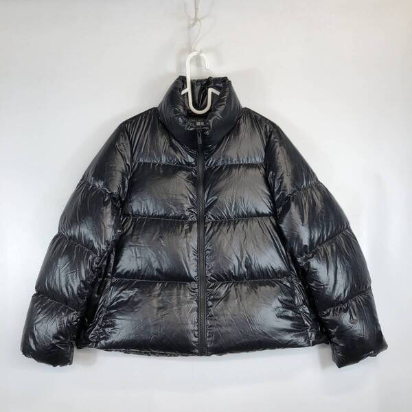 ユニクロ UNIQLO ウルトラライトダウンシャイニーボリュームジャケット ブラック レディースMサイズ 211-450456