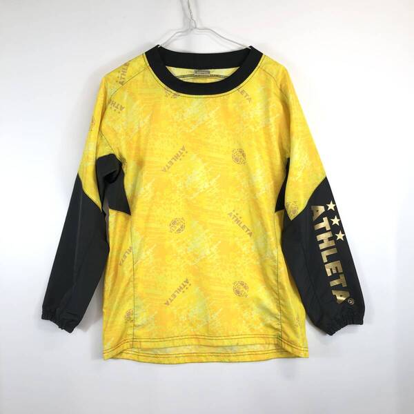 アスレタ ATHLETA ナイロンピステ イエロー ブラック 160サイズ