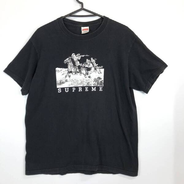 Supreme シュプリーム 半袖Tシャツ ブラック Mサイズ USA製 Riders TEE