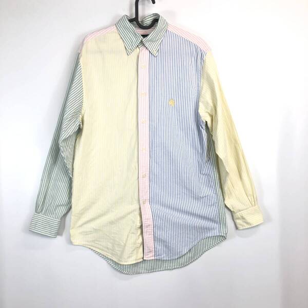 ブルックスブラザーズ BROOKS BROTHERS 長袖ボタンダウンシャツ ストライプ マルチカラー Sサイズ 52323-81