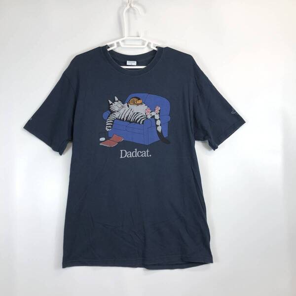 00s クレイジーシャツ クリバンキャット 半袖Tシャツ Dadcat ダークネイビー Mサイズ