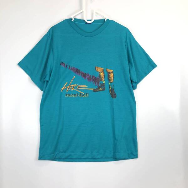 90s モンベル Mont-bell 日本製 ウィックロン 半袖Tシャツ サイズ不明