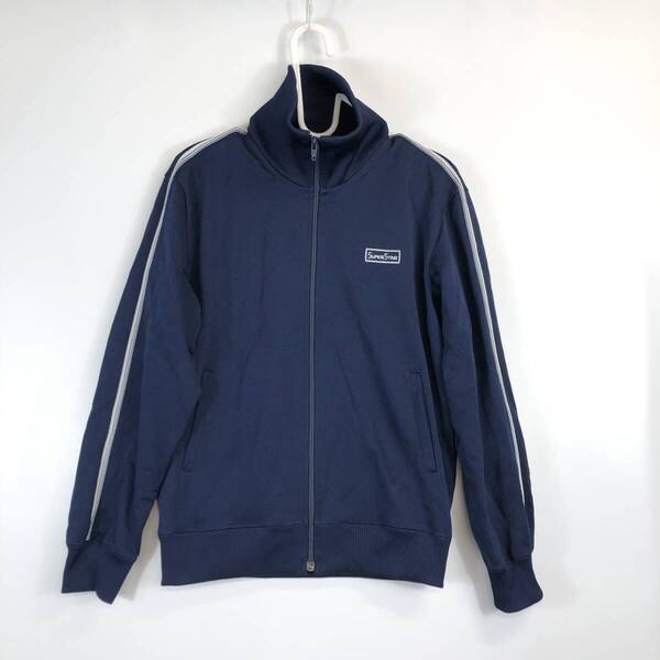 80s MIZUNO ミズノ スーパースター トラックジャケット ジャージ ネイビー Mサイズ
