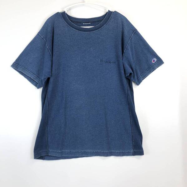 チャンピオン リバースウィーブ 半袖Tシャツ インディゴカラー サイズ不明 C8-P398R