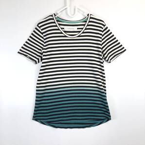 CURLY カーリー 半袖Tシャツ ボーダー グラデーション 1サイズ 日本製 コットン
