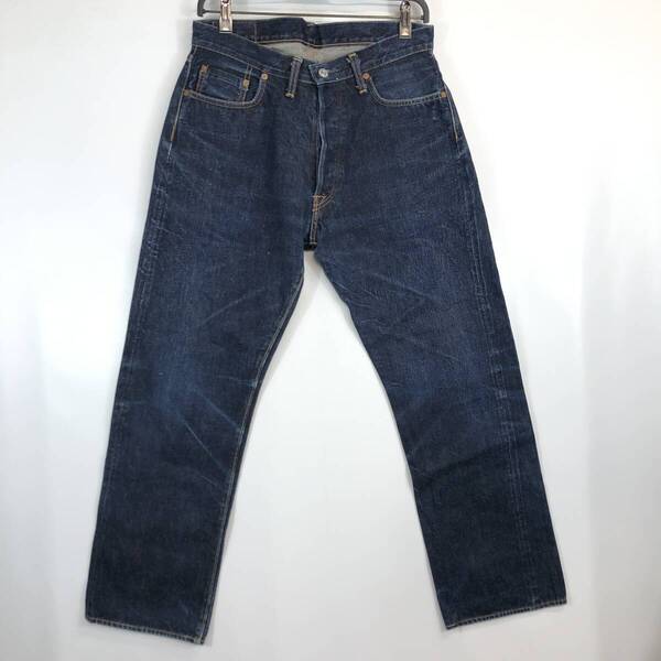DENIME ドゥニーム 日本製 セルビッチデニムパンツ XXモデル 赤耳 裾チェーン 隠しリベット W32 オリゾンティ 576