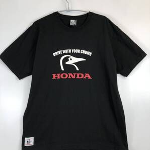 HONDA×CHUMS ホンダ チャムス 半袖Tシャツ ブラック XLサイズ CH01-1436