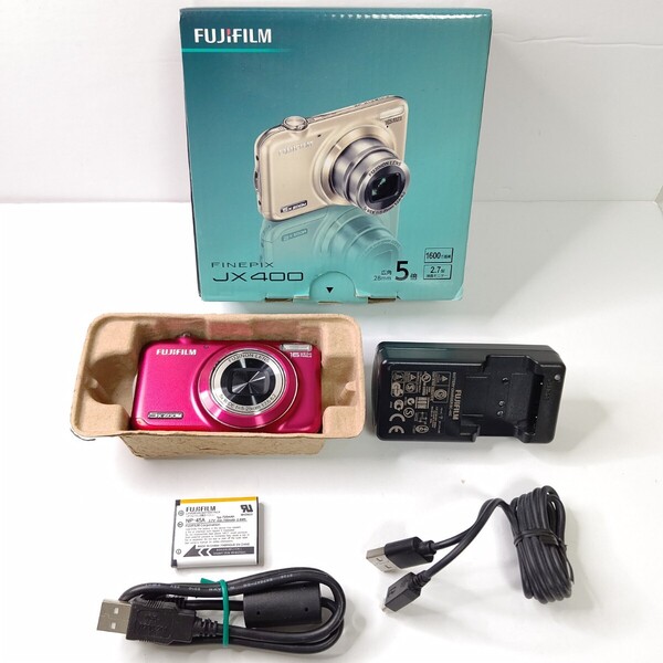 富士フィルム ファインピクス デジタルカメラ JX400 美品 光学5倍ズーム