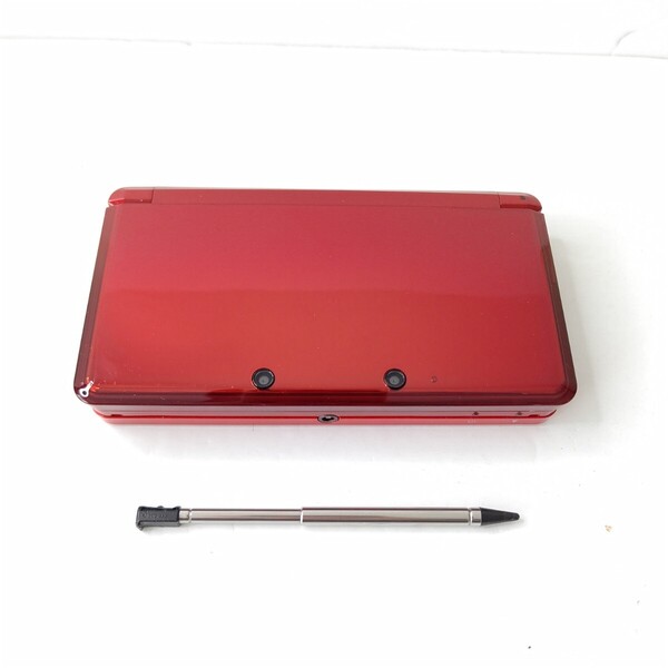 Nintendo ニンテンドー3DS フレアレッド 画面極美品 任天堂 ゲーム