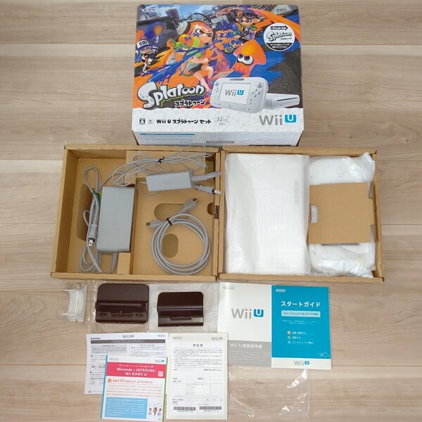 Nintendo wii U スプラトゥーンセット 32GB 美品 ゲーム機