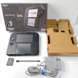 Nintendo ニンテンドー2DS クリアブラック 極美品 任天堂 ゲーム機