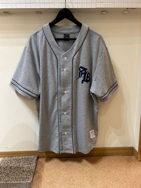 APPLEBUM 24ss ベースボールシャツ グレーL アップルバム ベースボールシャツ