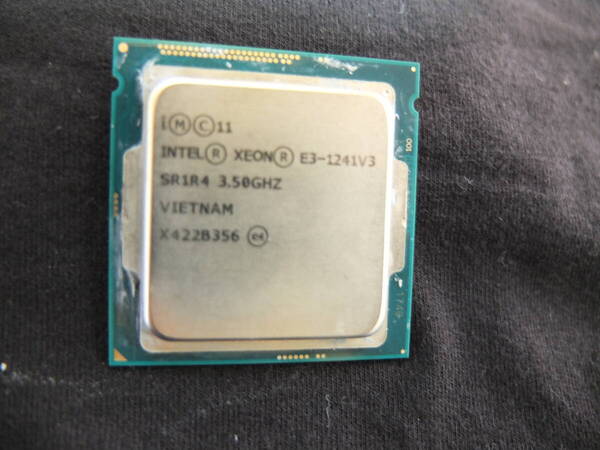 Intel Xeon E3-1241 v3 SR1R4 (3.50GHz/ 8MB/ LGA1150) 保証付