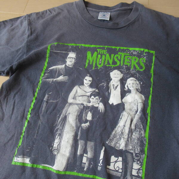 ★即決送料込★90s THE MUNSTERS マンスターズ ビンテージ Tシャツ レア 古着 半袖 Tシャツ モンスター monster フランケン ドラキュラ