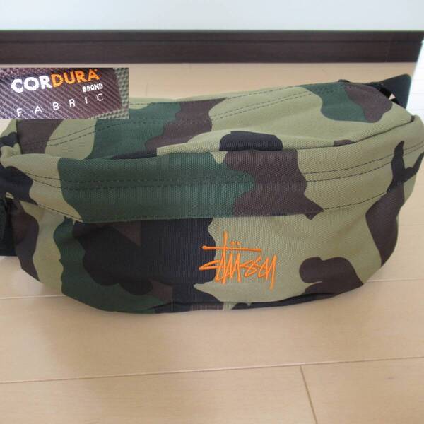 ★即決送込★STUSSY ボディバッグ 迷彩 ミリタリー bag ステューシー 斜めがけバッグ コーデュラナイロン cordura