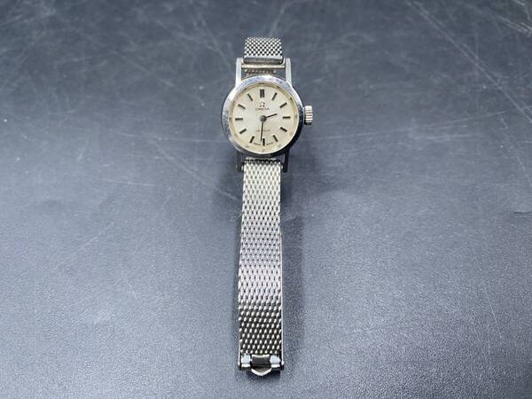 ★【動作確認済み】OMEGA 手巻き腕時計 シルバー ステンレス レディース DE VILLE デビル