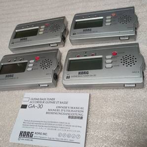 KORG GA-30 GUITAR/BASS TUNER 4台 中古品 コルグ チューナー
