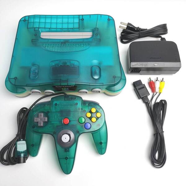 ★人気カラー★ しっかりスティック ニンテンドー64 クリアブルー Nintendo 64 ニンテンドウ64 任天堂 クリア ブルー 限定