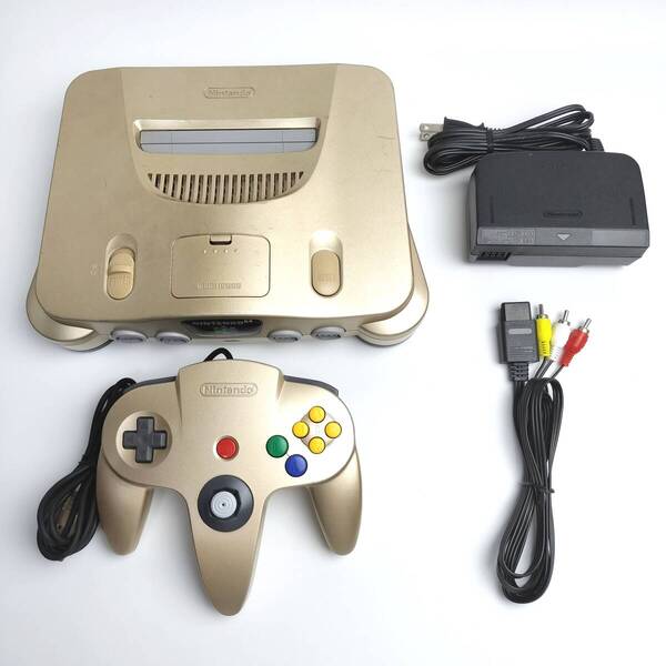 ★人気カラー★ 限定 ニンテンドー64 ゴールド Nintendo 64 ニンテンドウ64 任天堂 GOLD
